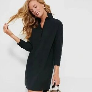 NWOT Express Black Long Sleeve Shirt Dress